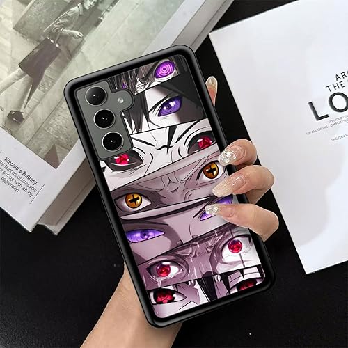 Miniatura 6 de CARLOCA Funda compatible con Samsung Galaxy S24 Plus, diseño de dibujos animados de 15 patrones, a prueba de golpes, acrílico resistente a los