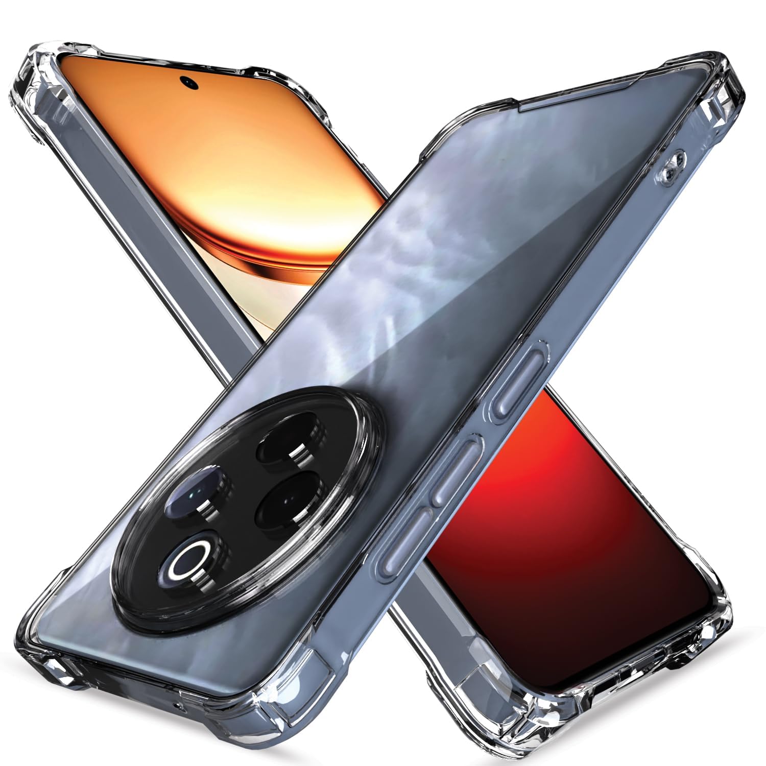 Gorilion Back Case Cover for [ IQOO Z10 5G / Vivo T4 5G ] (Side/Corner Bumper | Soft TPU) - Transparent