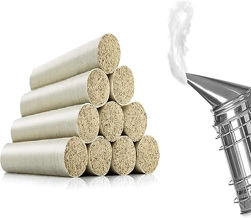 SUIGDRR 10 unidslote Bee Hive Smoker Pellet Combustible Sólido Apicultura Herramienta Abeja-Específico Humo
