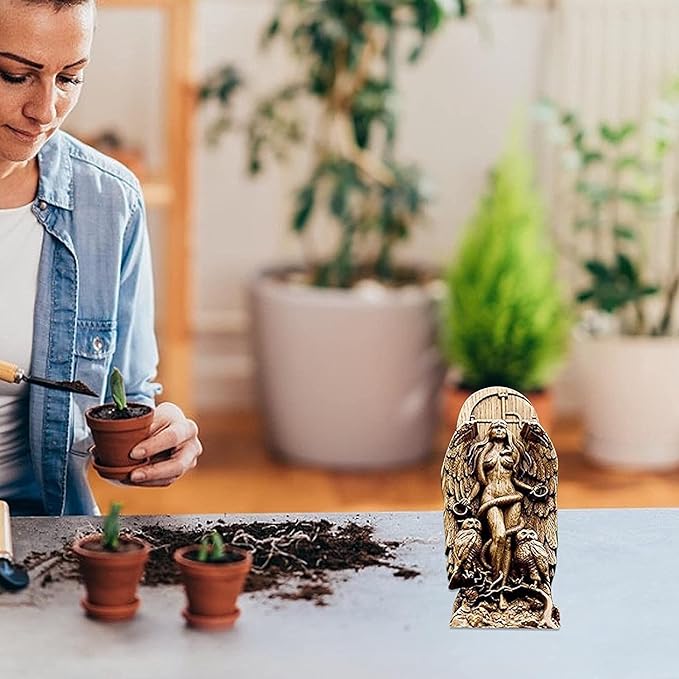 Figura Decorativa Diosa Lilith Resina para Hogar y Jardín miniatura 5