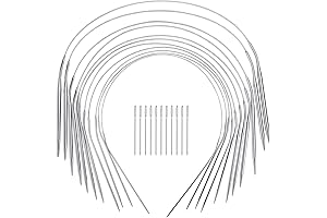 Ultimate 11-Piece Stainless Steel Circular Knitting Needles with Magic Loop