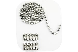 Glory Qin 5.0mm Stainless Steel Ball Chain with Clasps