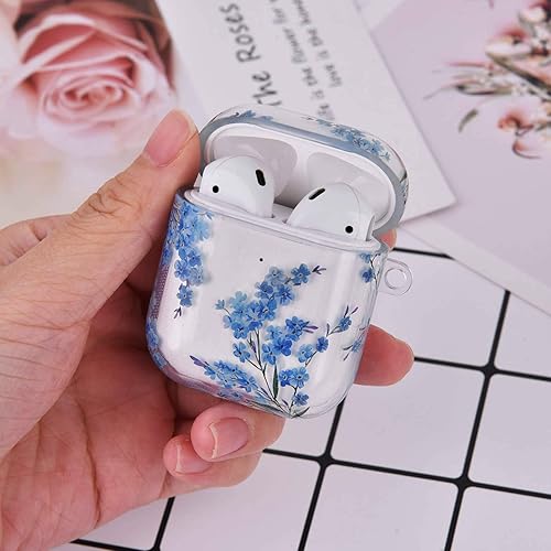 Miniatura 9 de QINGQING Compatible con funda para AirPods, lindo diseño impreso, funda protectora rígida portátil y a prueba de golpes para mujeres y hombres con