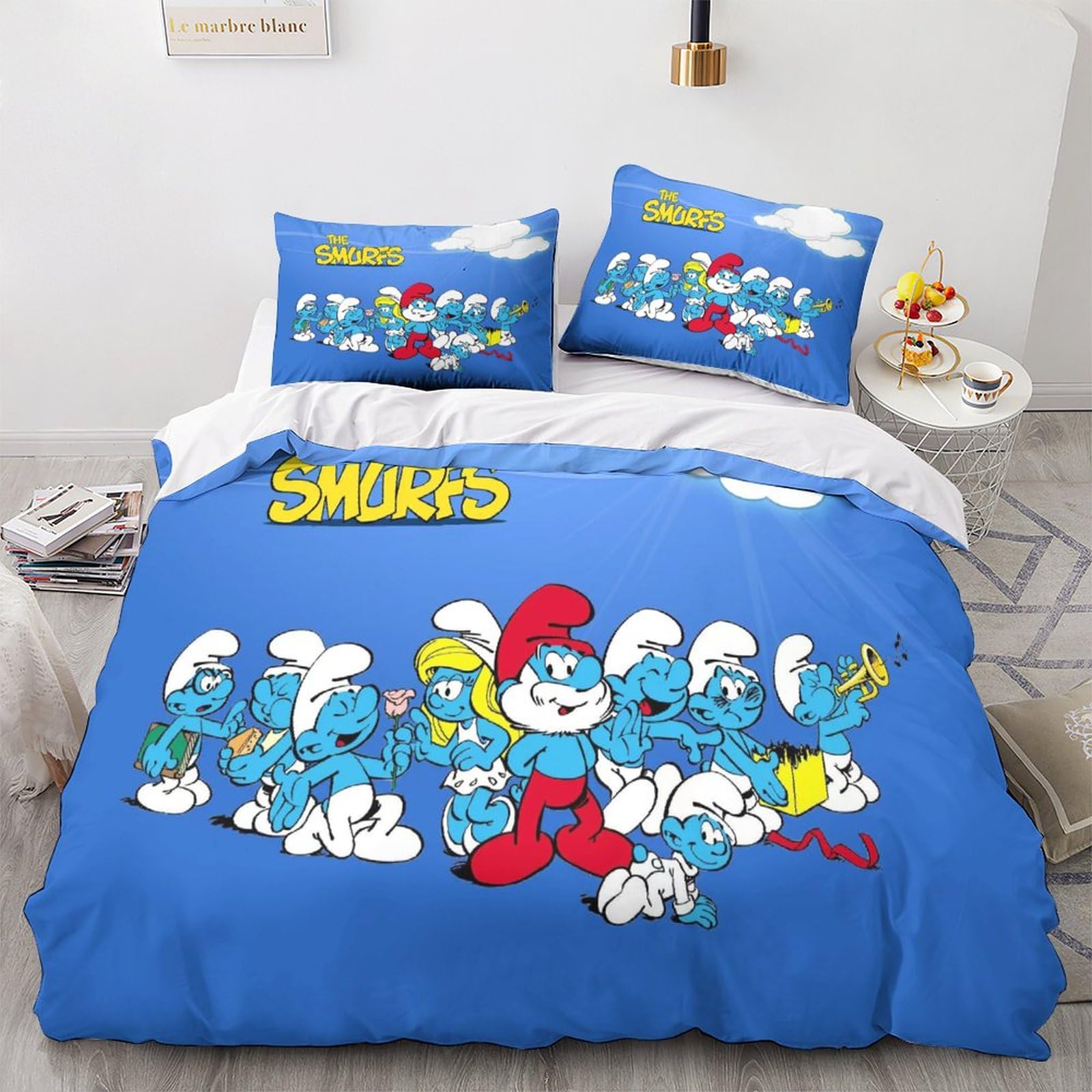 3d De Smurfen Gooien Dekens Cartoon Spirit Flanel Deken