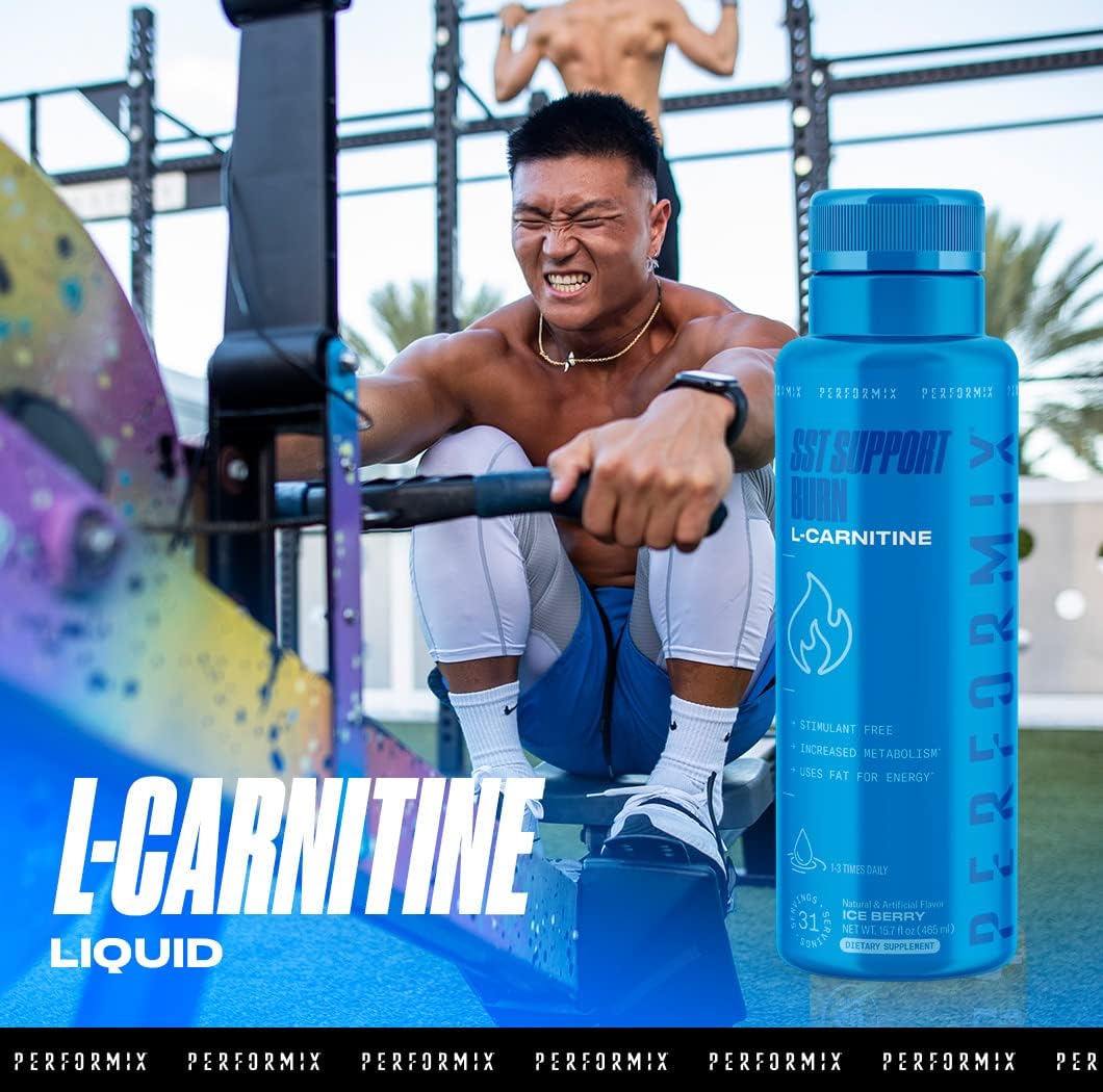 PERFORMIX - SST L Carnitine Liquid - Fast-Acting - Converts Cells Into Energy - Improves Memory & Focus - Energy Booster - Stim Free - for Men & Women - 31 Servings - Ice Berry