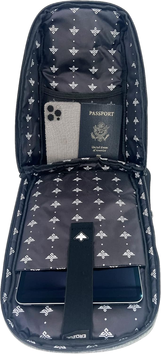 Equinox Sling Backpack Anti Theft Combination Lock Chest Shoulder Bag Waterproof Crossbody Casual Daypack (Black) - Image 9