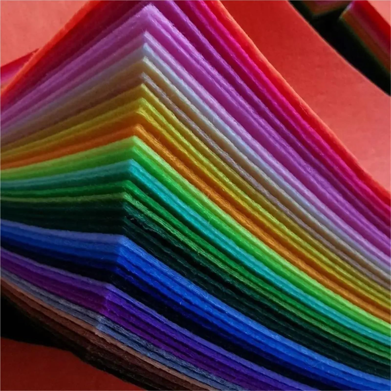 Tela de fieltro, 320 hojas de fieltro suave de 1 mm, varios colores para costura, cuadros de manualidades