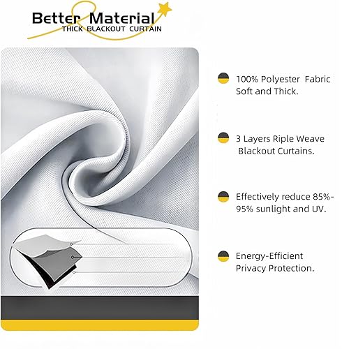 Miniatura 6 de Cortinas opacas de mármol verde de 63 pulgadas de largo, 2 paneles con ojales, arte abstracto, cortinas de oscurecimiento con aislamiento térmico,
