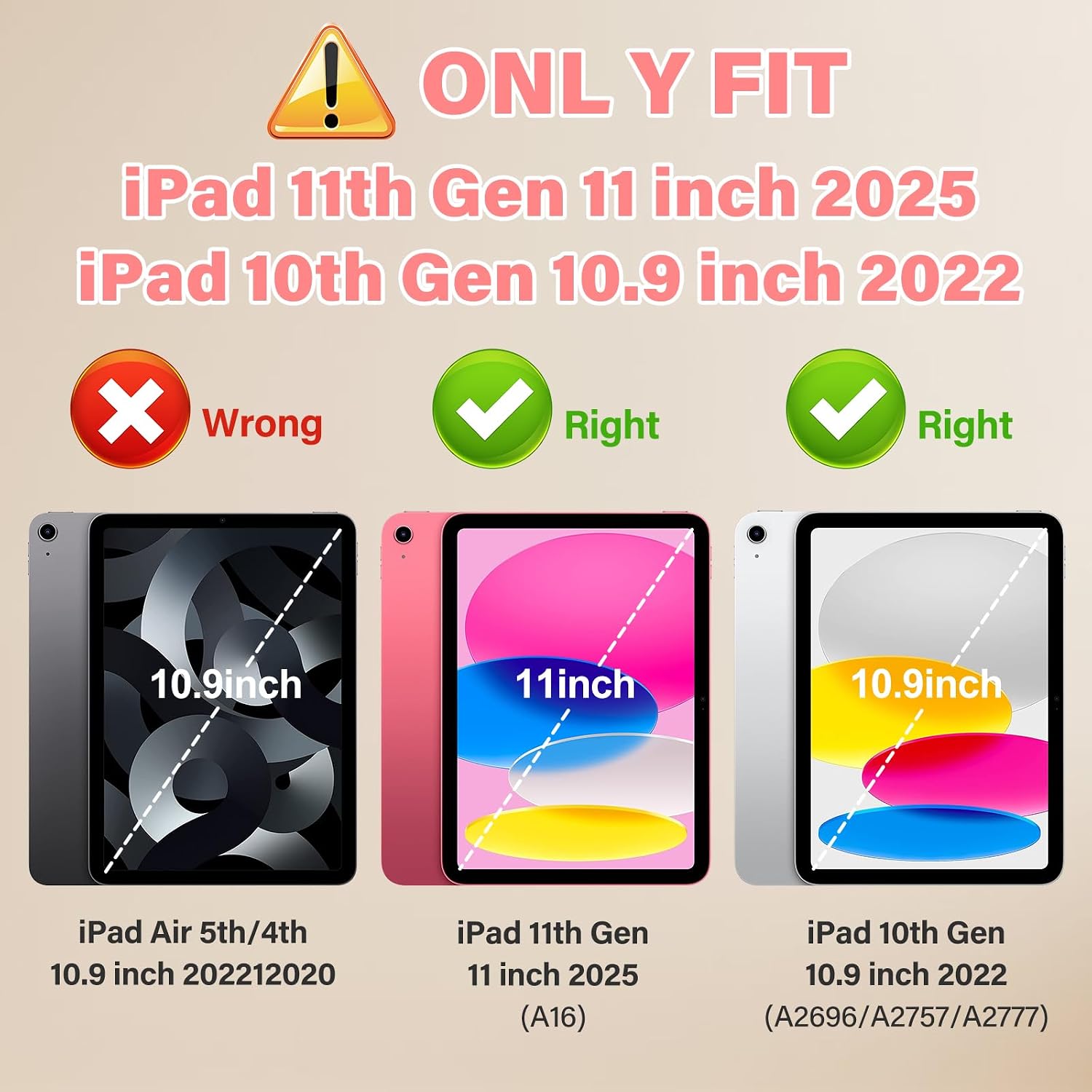 TOMORRY for iPad (A16) 11th Generation 11 Inch 2025/iPad 10th Generation Case 10.9 Inch 2022 with Tempered Glass Screen Protector,Unicorn Stand,Shoulder Strap,for iPad 10 Case Kids Girls (Pink)