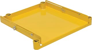 Vestil MTC-RB Steel Roll Out Base 800 Lb. Capacity For Manual Trash Compactor Yellow