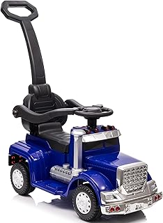 3-in-1 Ride on Push Car for Toddler with Handle, Toddler Ride on Toy for Boys, Stroller Sliding Walking Car w/Music and Horn