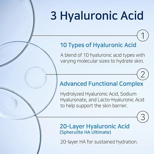 Miniatura 4 de Hyaluronic Hydra Boost - Suero con 10 ácidos hialurónicos, niacinamida, pantenol, ligero, hidratante para una piel brillante, no graso, sin