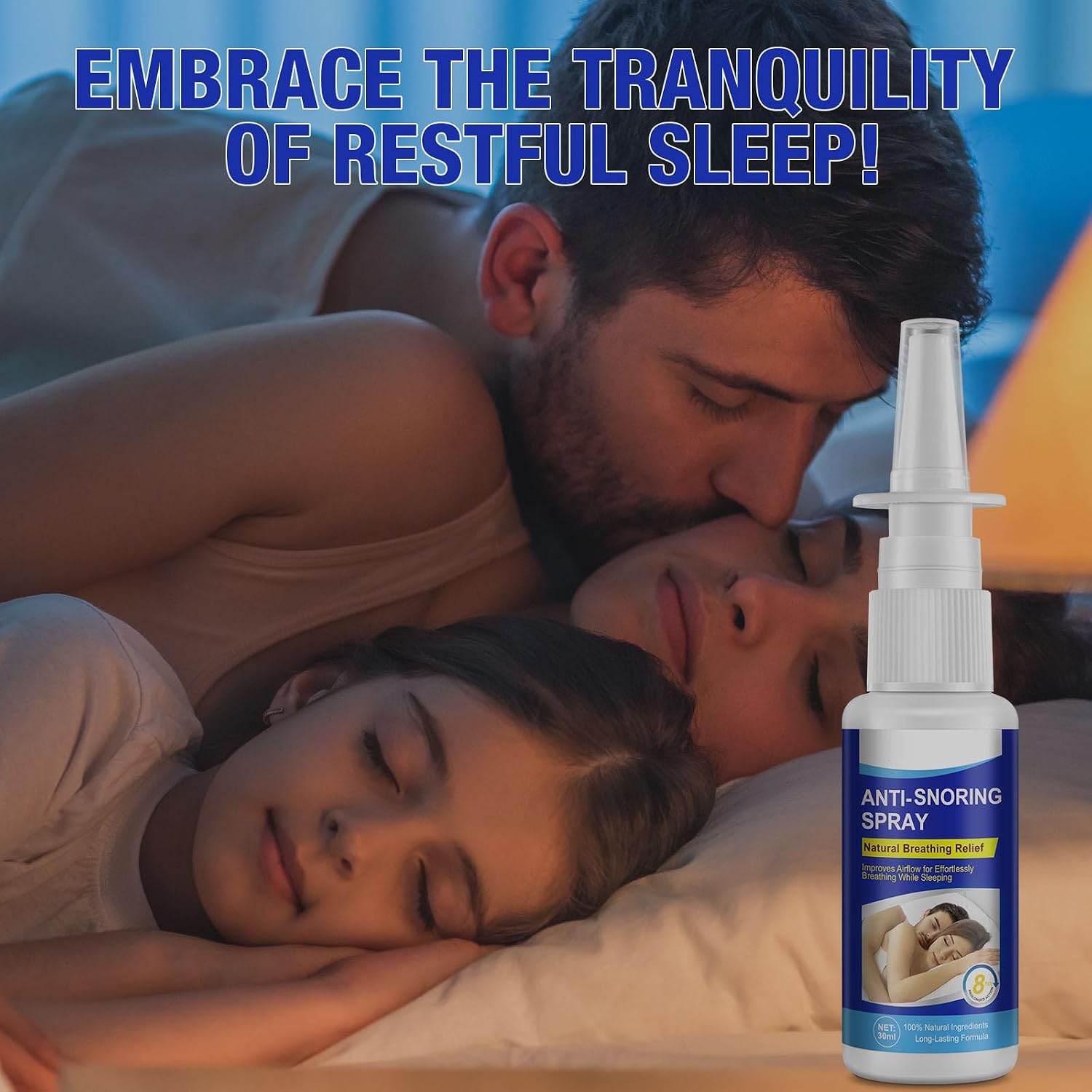 Anti Snoring Spray- Stop Snoring & Sleep Well - Effective Stop Snorer - Stop Snoring Immediately - Sleep Well All Night-SolvesSnoring ProblemApplicable to Both Men and Women -Convenient to Carry