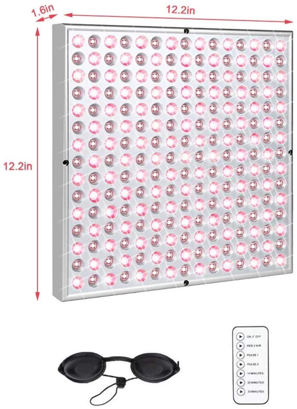 Red Led Light Therapy, Panel Cabeza Floormassage de calefacción para la reparación de la piel del problema y los músculos para aliviar el dolor