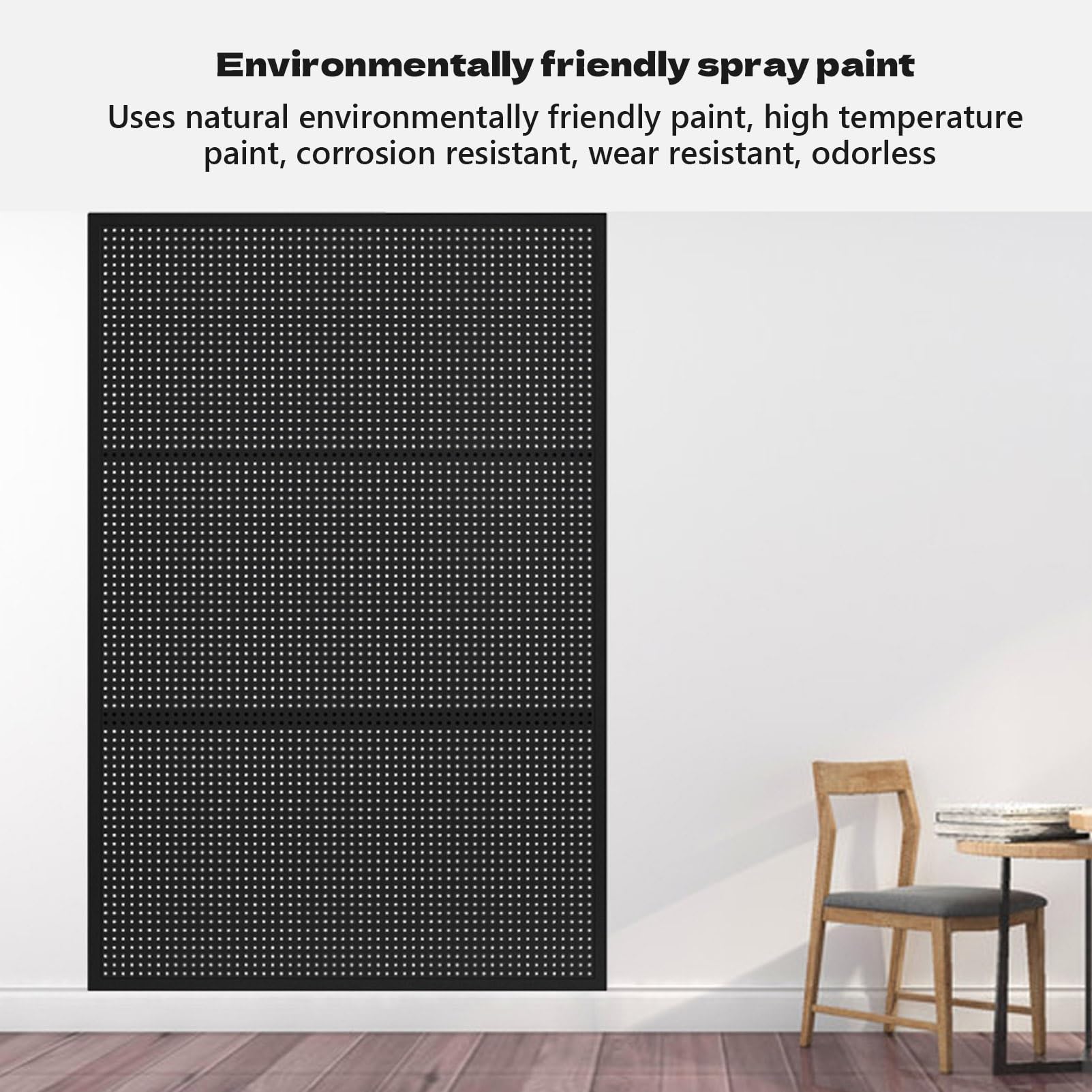 Panneaux perforés en métal – Organiseur d'outils en acier durable pour garage, bureau et salle d'artisanat – Solution de rangement murale
