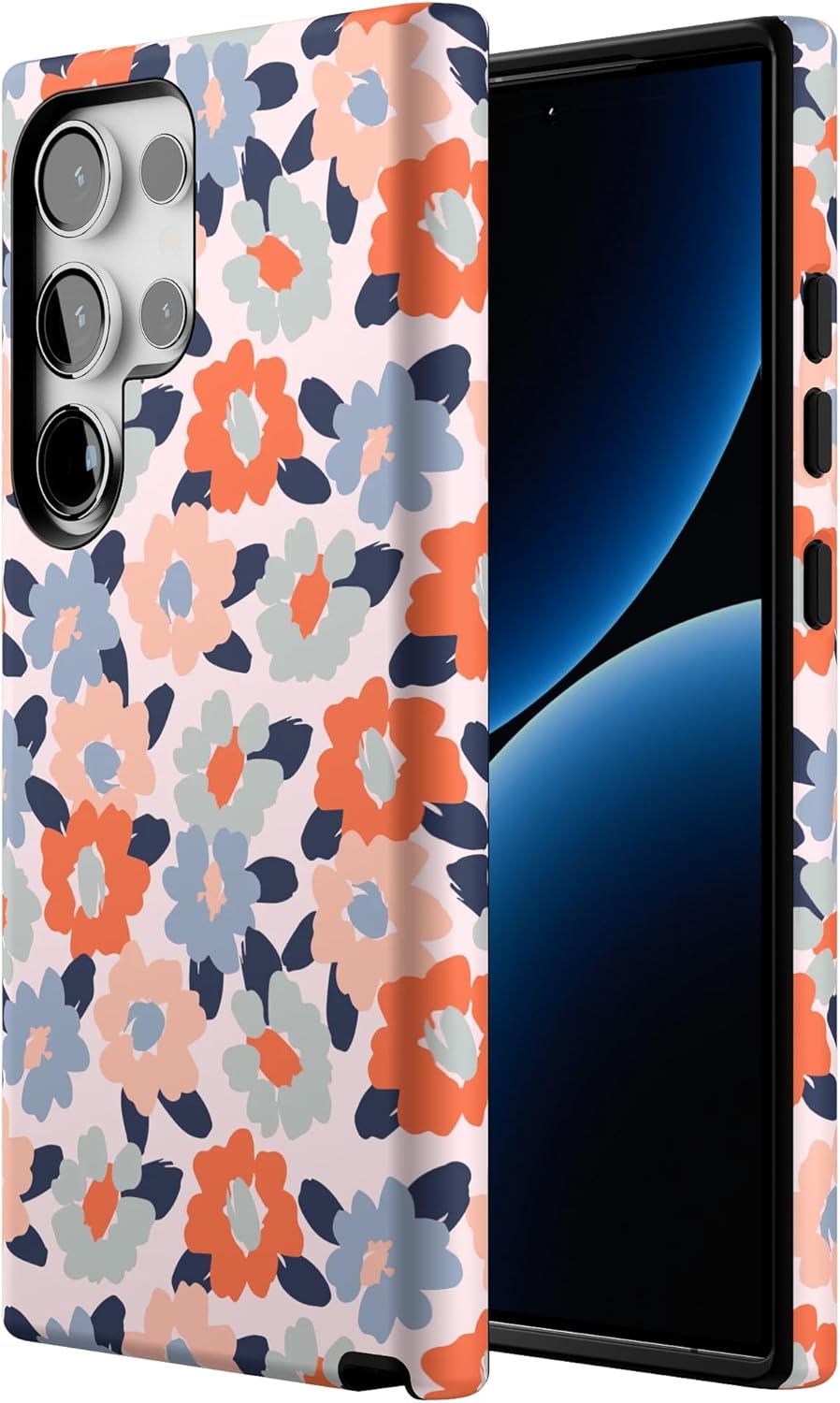 Casely Galaxy S24 Ultra Case | Field of Flowers | Pastel Floral | Essential Slim Dual-Layer Protective Design