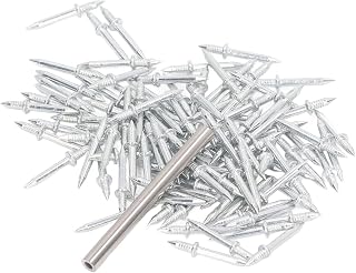 Skirting Nail Carbon Steel Galvanized Non Marking Double Head Seamless Nails Set 101 Pcs