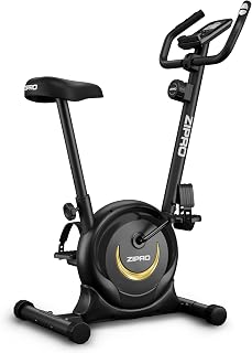 ZIPRO Ergometer Heimtrainer Fahrrad mit 8-Stufigem Magnetwiderstand, Smartphone-Halter, LCD-Monitor, Verstellbarem Sattel, Hometrainer Fahrrad für Cardiotraining zu Hause, Leichtes Fitnessbike