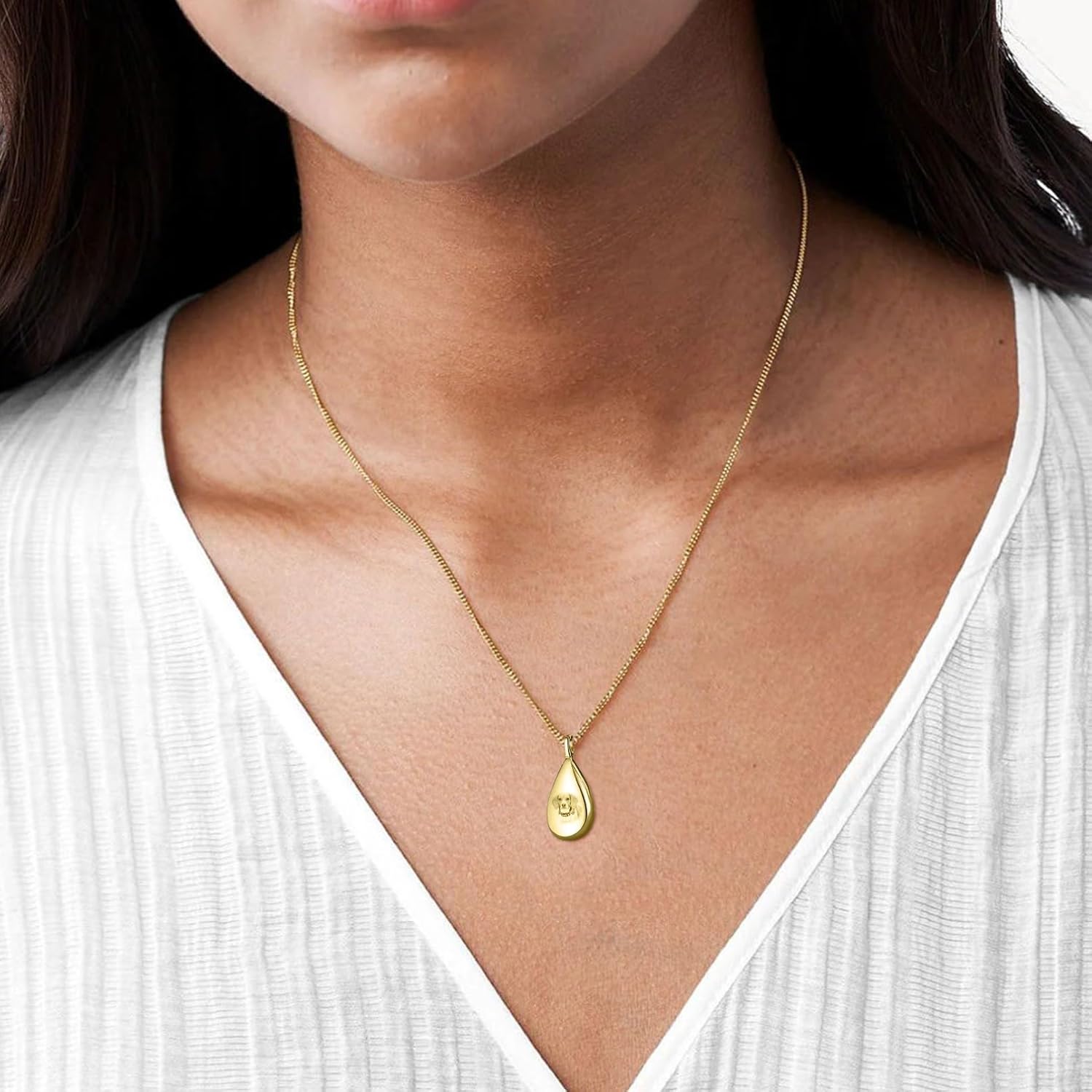 Custom Pet Ashes Necklace Personalized Memorial Urn Necklace for Ashes, Custom Cat Dog Ash Holder with Photo & Name, Silver Keepsake Jewelry Gift for Pet Loss - Image 7