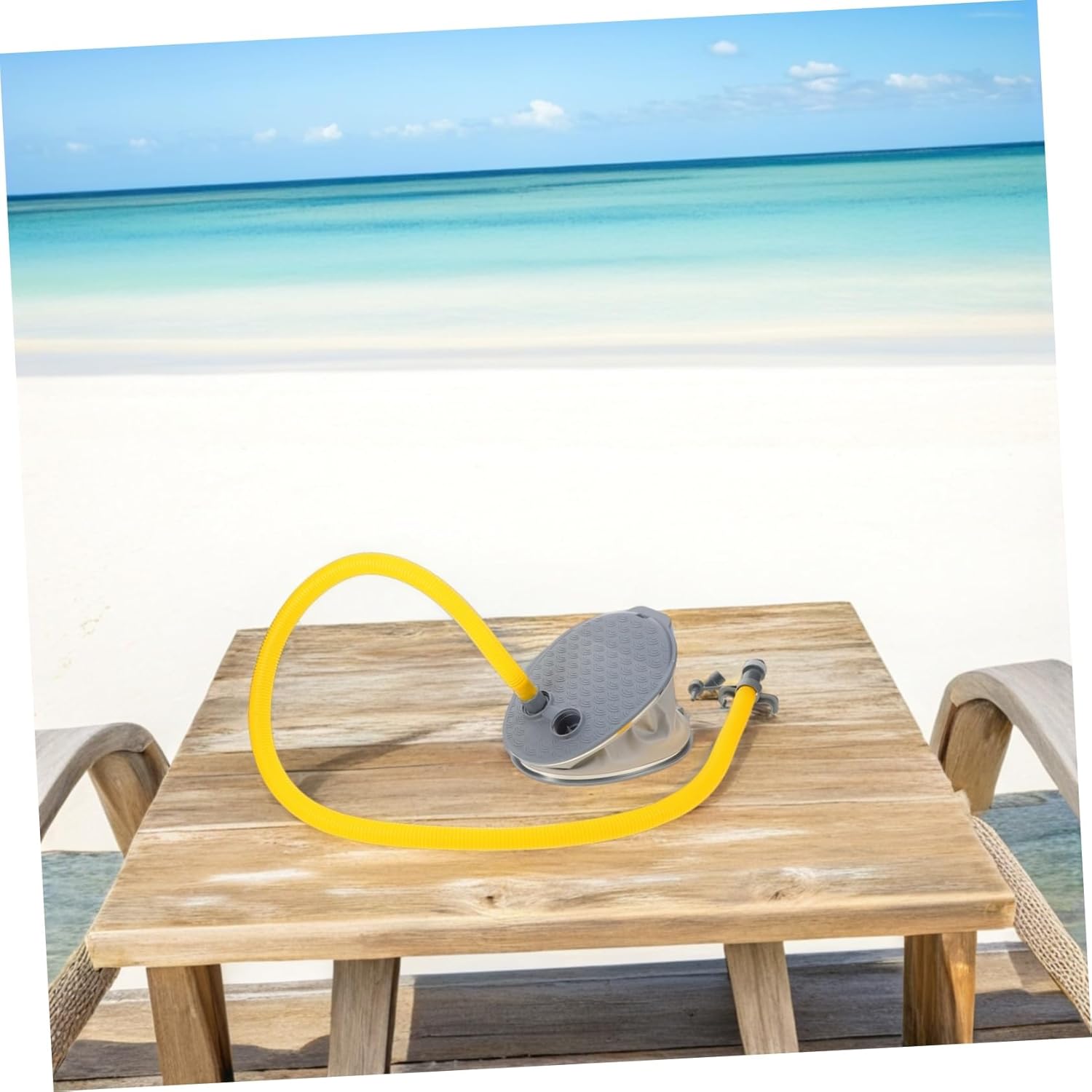 Balacoo Portable Foot Pump Durable Manual Inflator for Quick Inflation of Floats Air Mattresses Outdoor for Fun Sturdy Construction with Reliable Performance