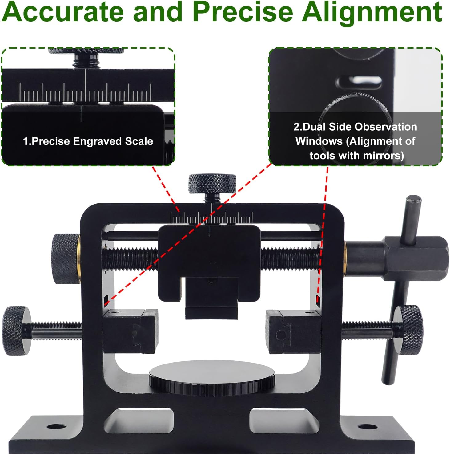 Heavy Duty Universal Sight Pusher Tool with Front Sight, Magazine Removal and Pin Tapping Tool for Removing and Adjusting Front and Rear Sights on Glocks 19/43 and Similar Model Pistols