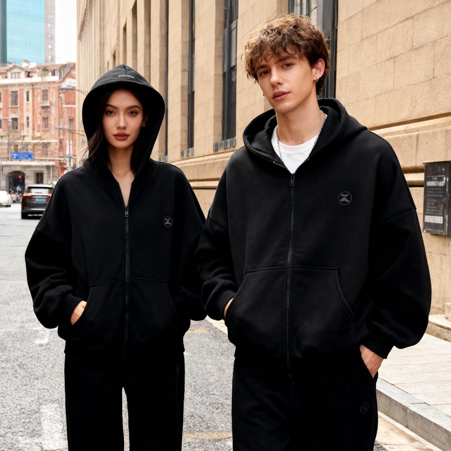 Womens Oversized Hoodies Sweatshirts Fall Fashion 2025 Zip Up Sweaters Winter Clothes - Image 5