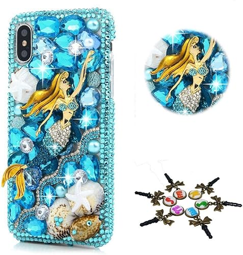 Miniatura 2 de STENES Sparkle - Funda compatible con Samsung Galaxy Z Fold 4 5G, elegante funda 3D hecha a mano con diseño de diamantes de imitación, diseño de