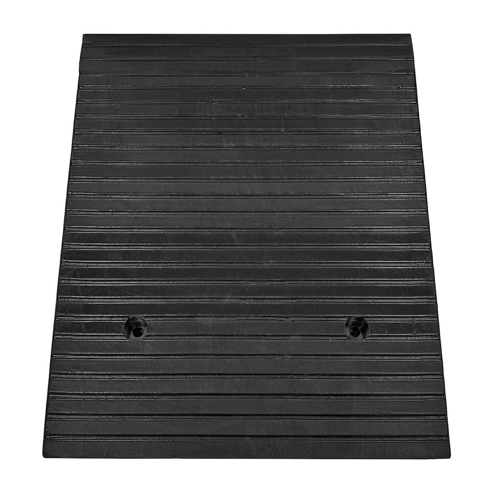 Rampe D'accès Portable Antidérapante pour Garage, Rampe De Trottoir, Rampe De Seuil en Caoutchouc pour Fauteuils Roulants, Voitures, Caravanes, Scooters Et Skateboards(50 * 60 * 10CM)
