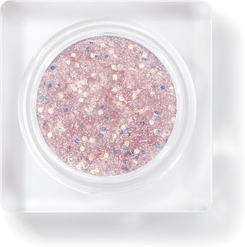 Glint Gel con purpurina para rostro y cuerpo (humor fatal, 0.1 onzas), maquillaje multiusos para ojos, mejillas, cuerpo y cabello. Pigmento rico,