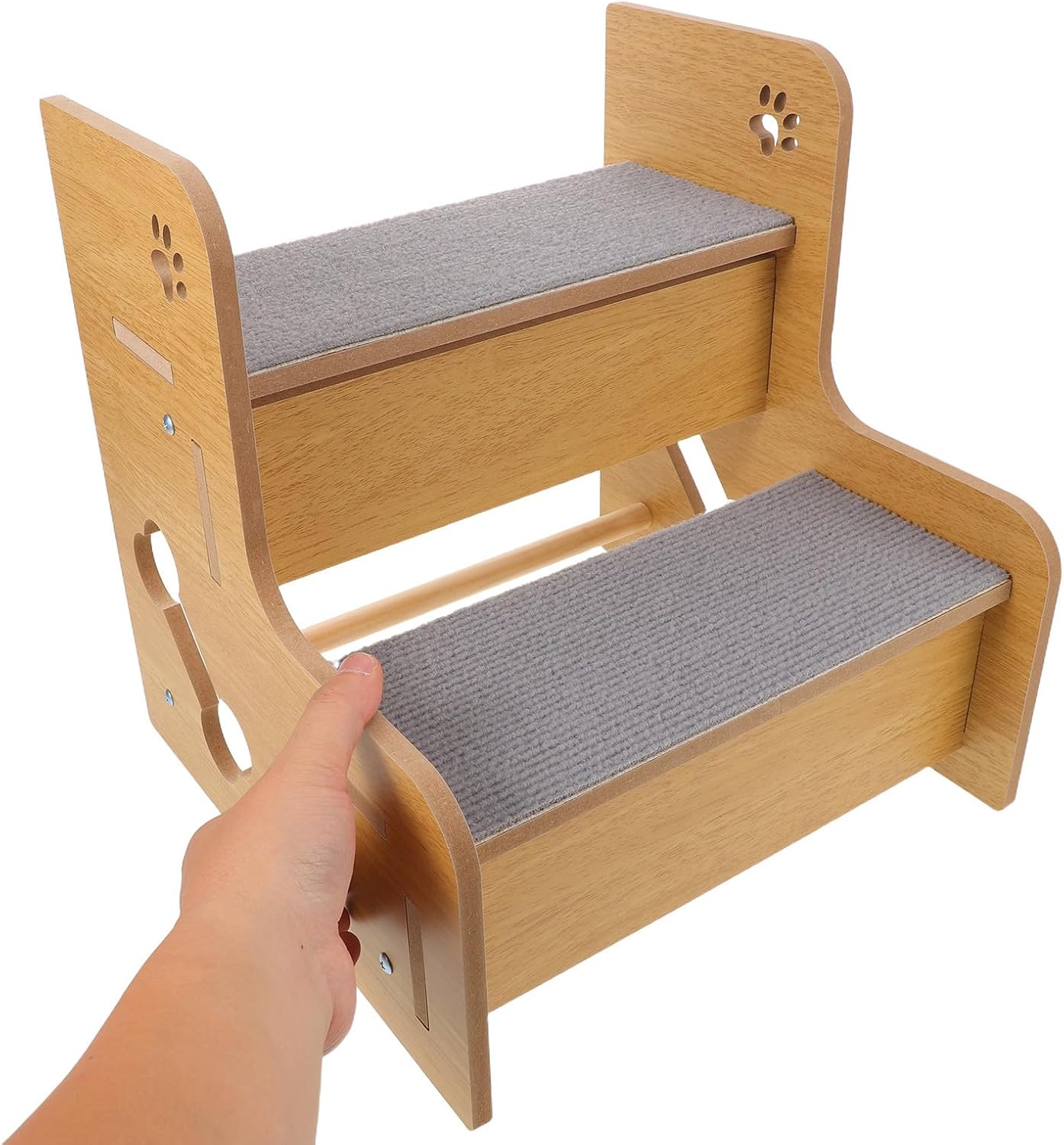 Pet Stairs for Bed Sofa - Nonslip Dog Step Ladder for Small Senior Dogs & Cats - Portable Pet Steps Ramp Couch Multi-Functional Puppy Stair