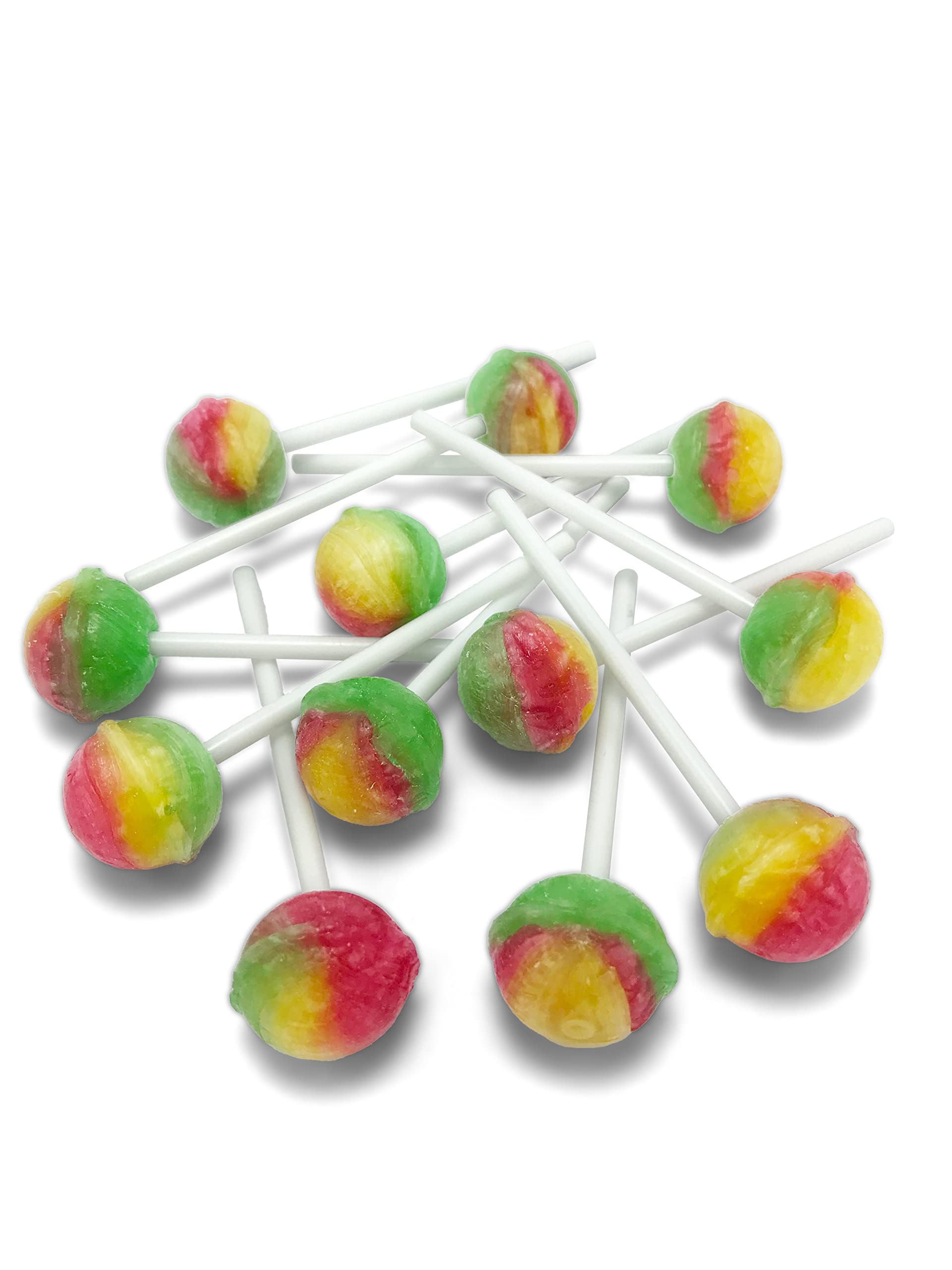 Vidal's 3kg Bulk Bags, Tubs, Lollipops & Chew Bars Galore: A Sweet Wonderland Awaits! (150 piece tub of traffic light lollies)