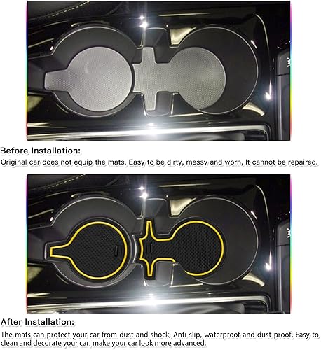 Miniatura 3 de SKTU Tapete con ranura para puerta de Chevy Trax 2024 2025 2026 para Chevrolet Trax 2024 2025 2026 (LS, 1RS, LT,2RS, ACTIV) 14 piezas para