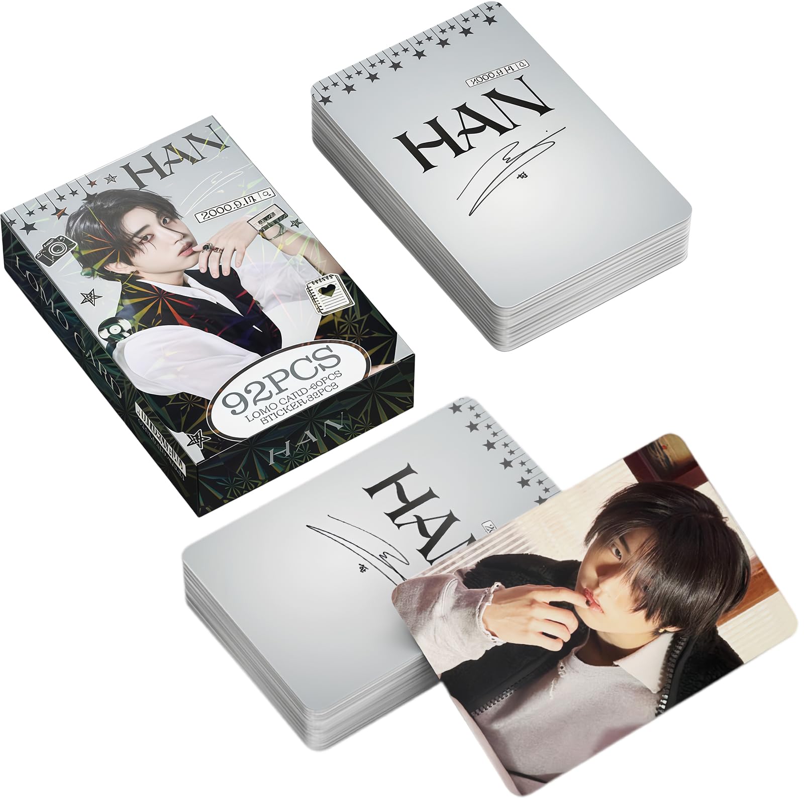 92 peças Stray Kids HAN Photocards DO IT Álbum HAN Cartões de