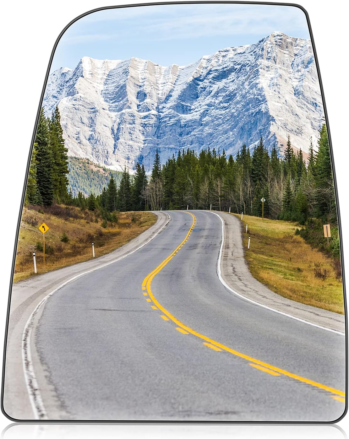 Driver Left Side Upper Rearview Convex Heated Mirror Glass With Rear Holder for 2015-2022 Ford Transit-150 250 350 HD CK4Z17K707B CK4Z17K707D