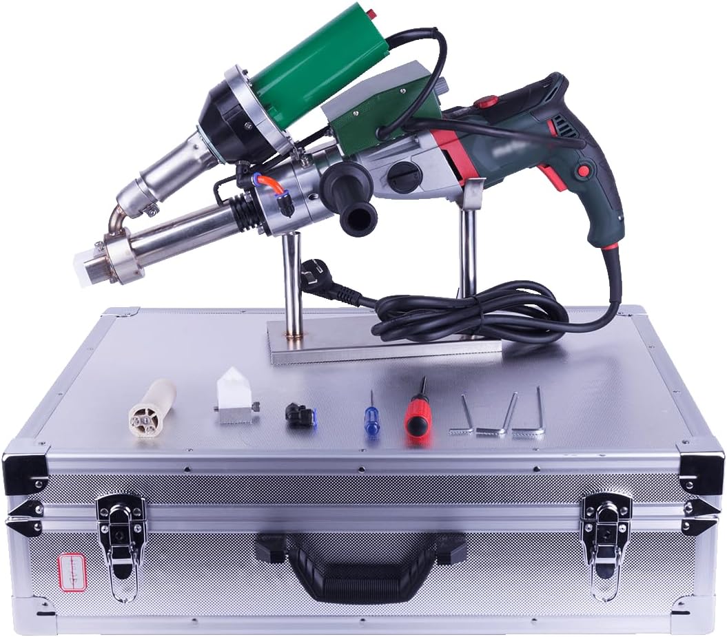 Hand Extruder Plastic Repair Seam Welder Extrusion Welding Gun LESITE LST610A