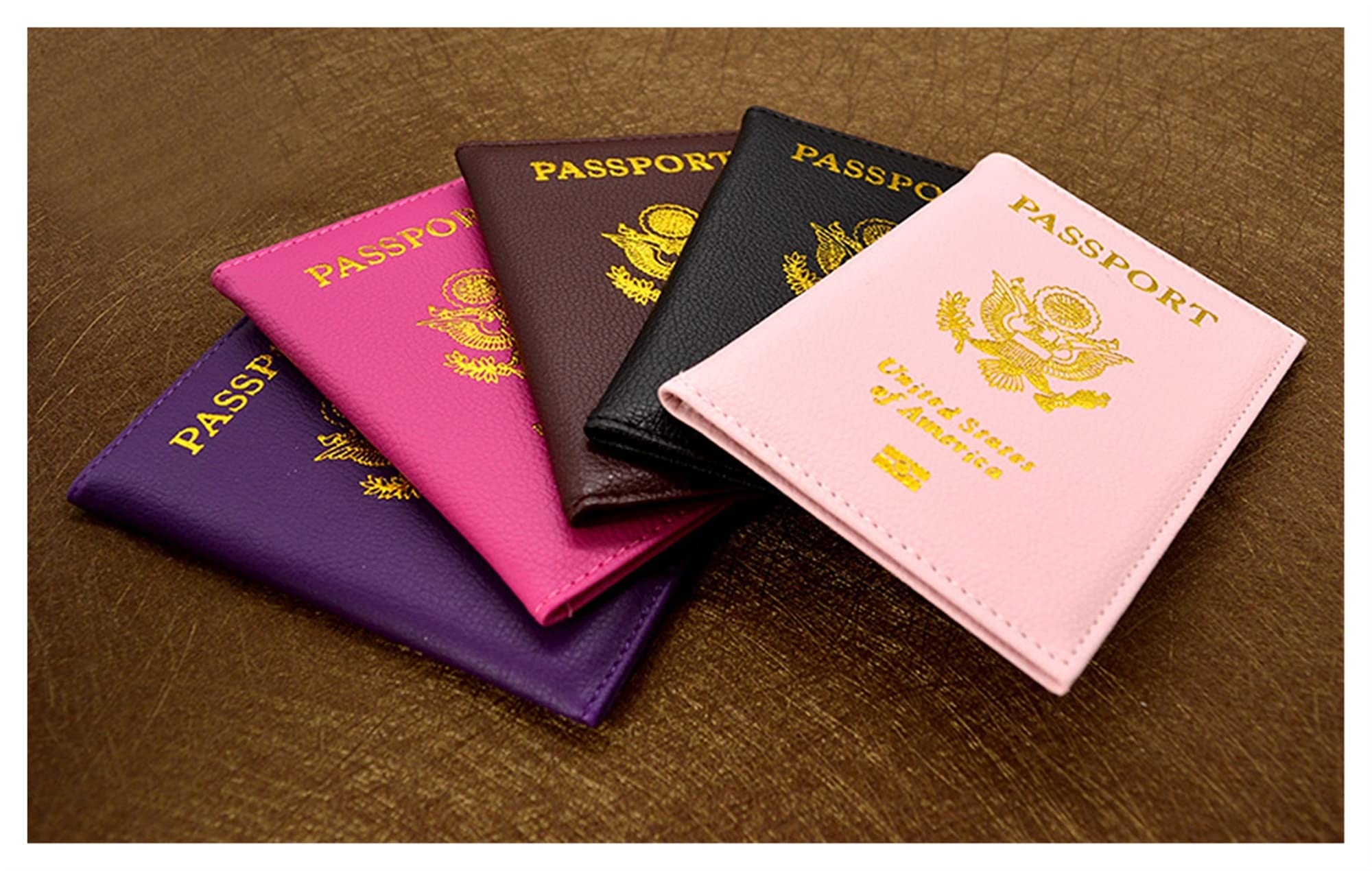Amazon.co.jp: パーソナライズされたレザーアメリカパスポートカバー