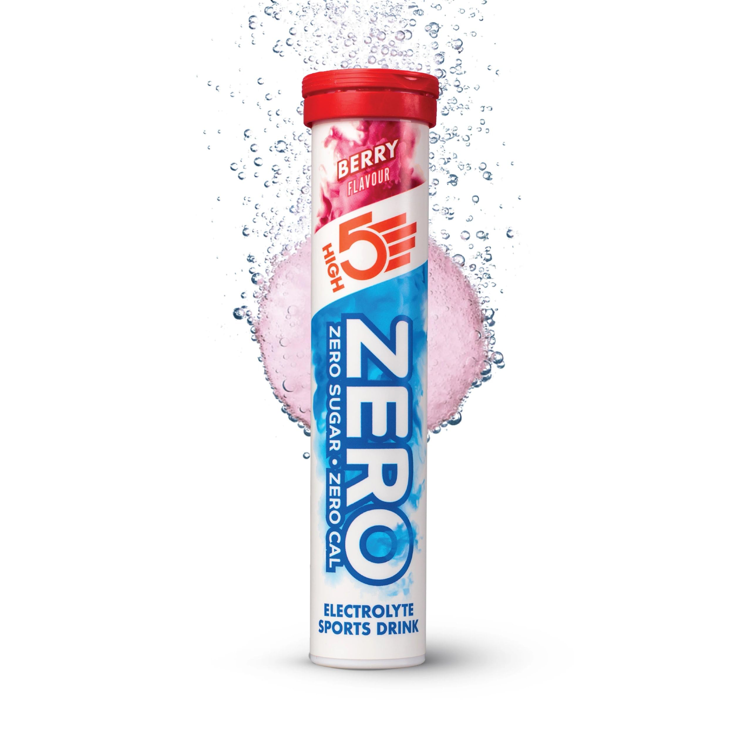 High5 Zero Electrolyte Hydration Tablets Added Vitamin C - (Berry, 20 Tab Tube)
