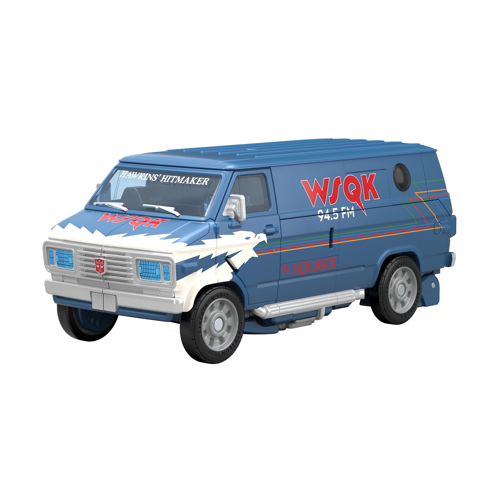 Transformers X Stranger Things – Set Freakwency Y 8-Trax, Conversión Robot-furgoneta Y Casete-halcón