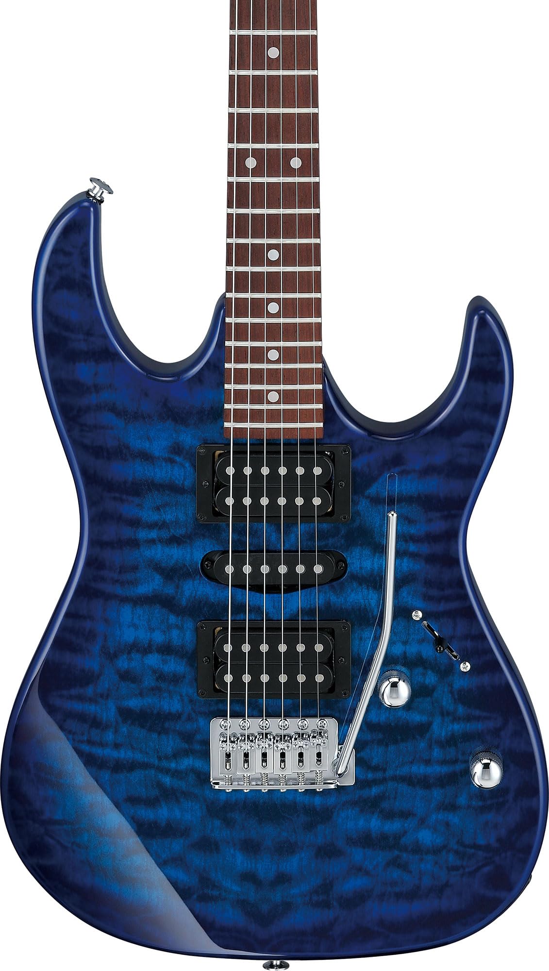 Amazon.com: Ibanez GRX70QA RG Gio Electric Guitar - Transparent
