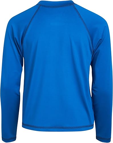 Miniatura 3 de Big Chill Camiseta de natación para niños con protección solar UPF 50+, manga larga, protección solar UV, secado rápido