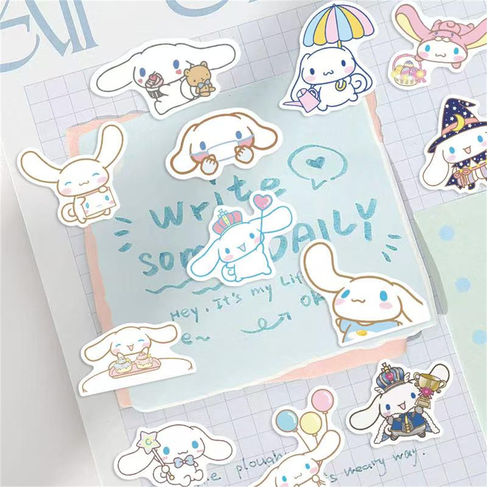 uu♡ Amazon.com: 100PCS Cinnamoroll Stickers Kids Stickers Pack
