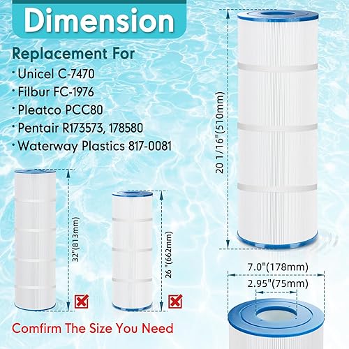 Miniatura 3 de Cartuchos de filtro para piscina C-7470