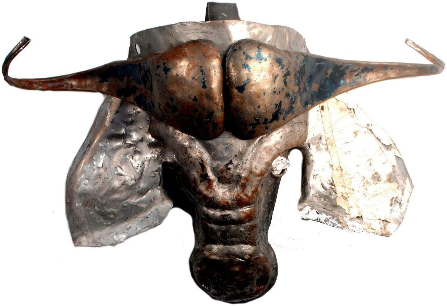 Terrapin TradingFair Trade South African Recycled Car Metal Animal Sculpture Animal - Bison 39Cm