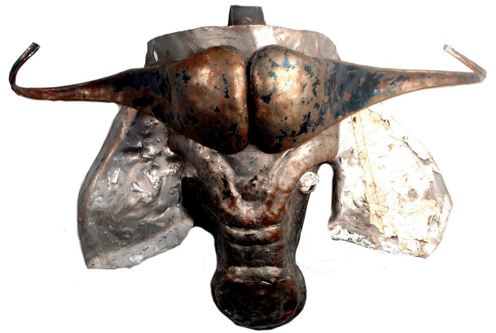 Terrapin TradingFair Trade South African Recycled Car Metal Animal Sculpture Animal - Bison 39Cm