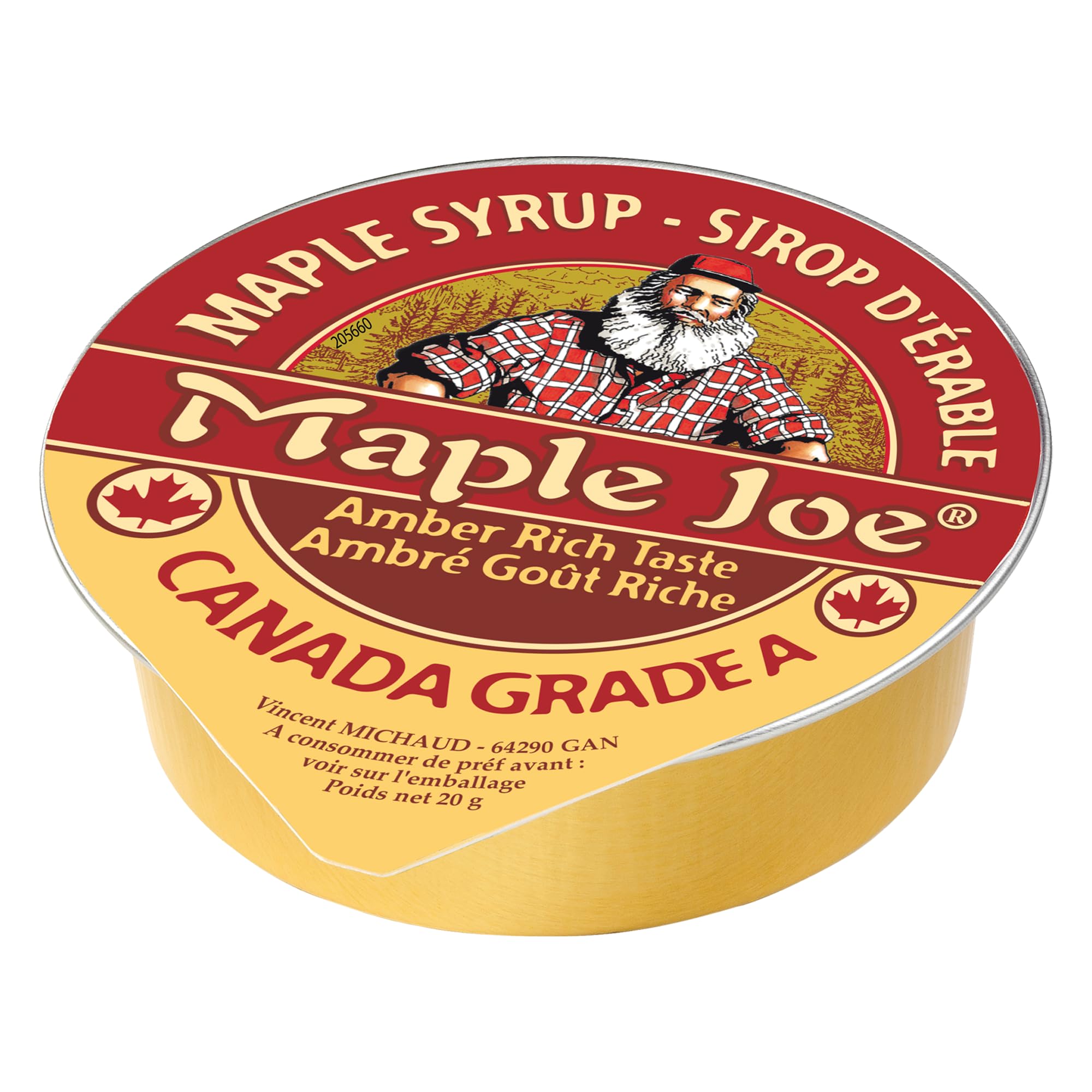 120 Coupelles de sirop d'érable - Maple Joe®