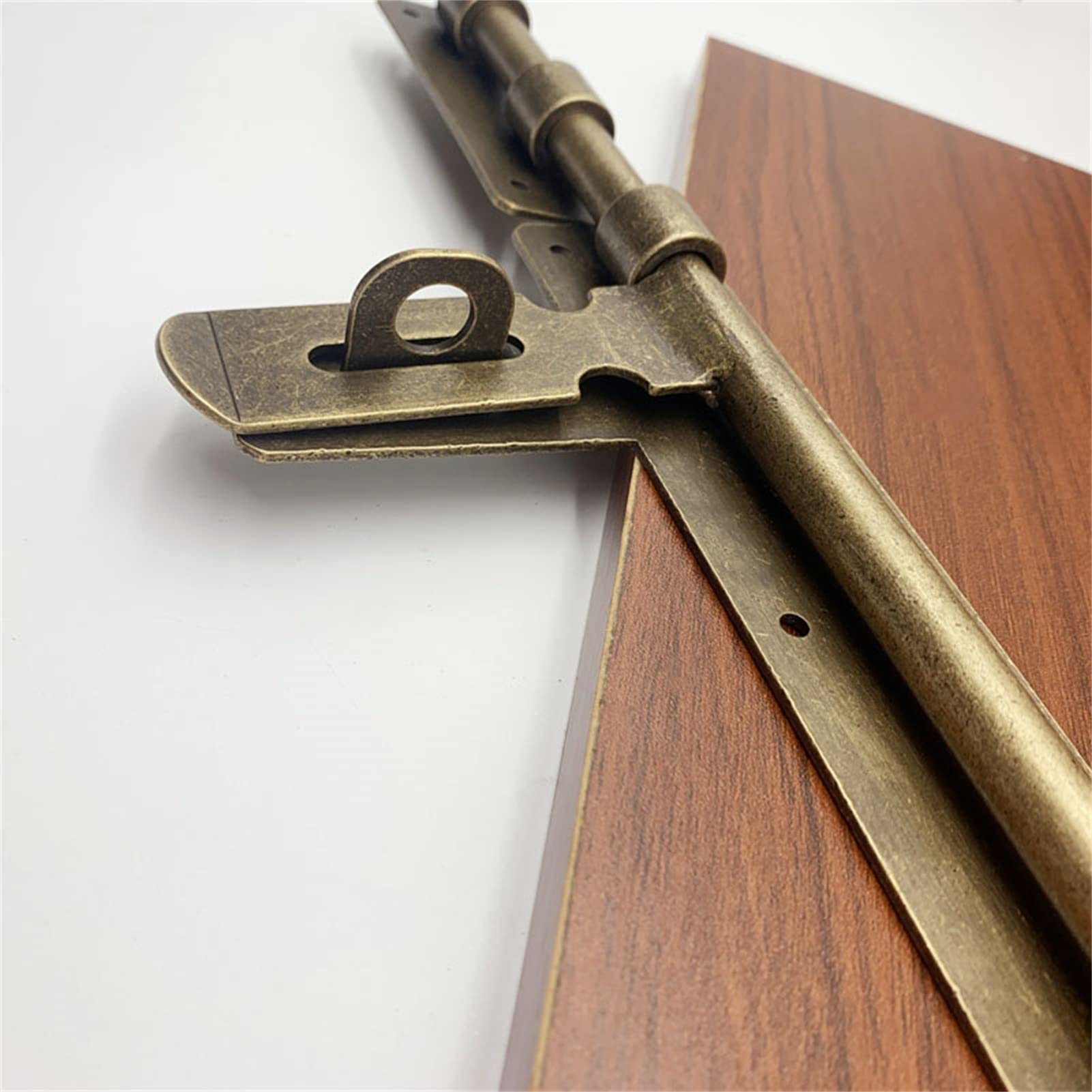 Cerradura del pestillo de la Puerta, Tobogán de Seguridad Perno de Barril con Cobre Puro for mantenerlo Seguro y Privado, Pestillo de Puerta Cerradura Deslizante con Tornillos(Right,42cm)