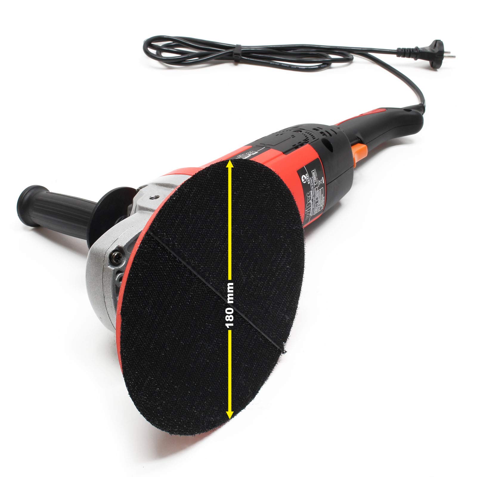 Lucidatrice Smerigliatrice 1500W Fino a 3000 giri/minuto 6 livelli Levigatrice a disco