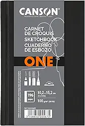 Sketchbook A6 100g/m², Canson, ArTBook One, 98 Folhas