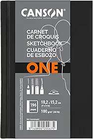 Sketchbook A6 100g/m², Canson, ArTBook One, 98 Folhas