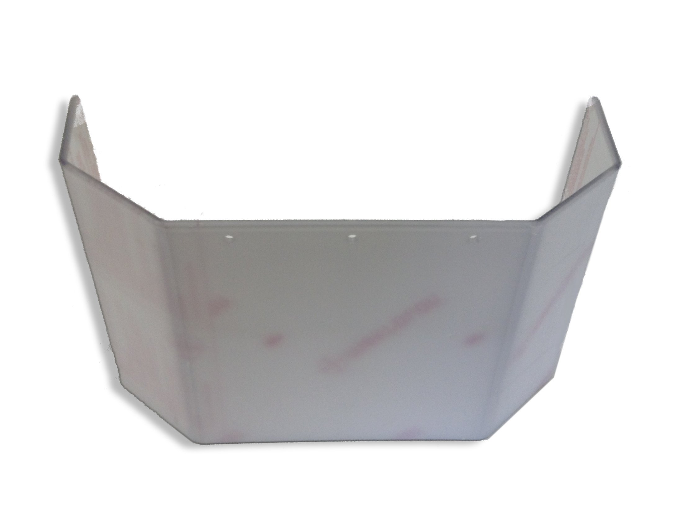 Replacement Polycarbonate Shield, 9 inches Tall, Curved / 5-Sided, Fits Milling Machine Guards by ATS Safety Part # RMS-1